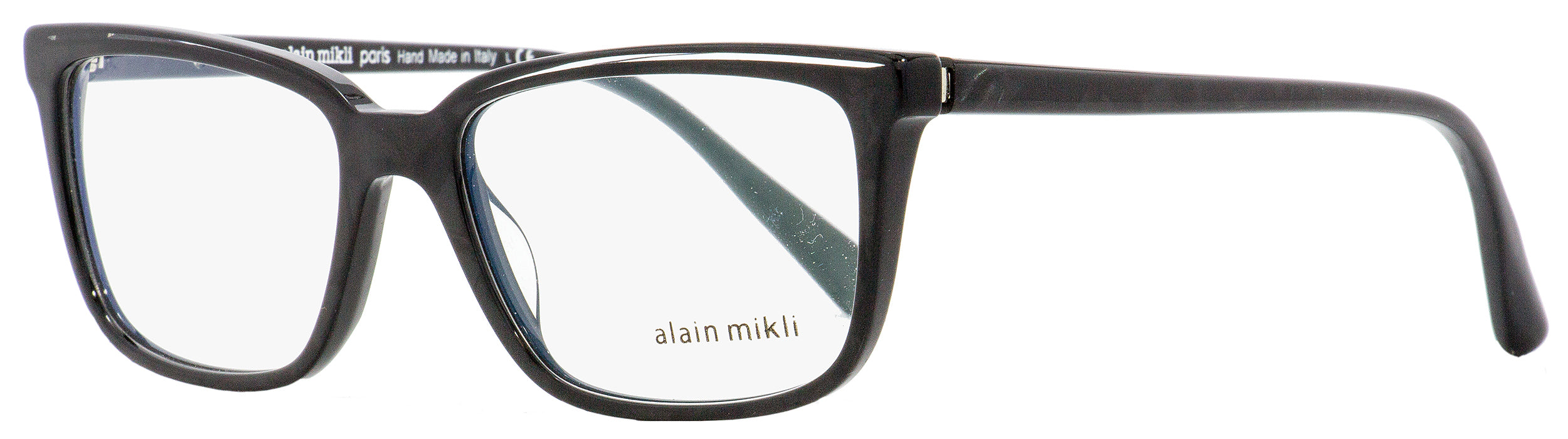 Alain Mikli Rectangular Eyeglasses A03079 003 Crystal Black 54mm 3079 –  Stepani Style