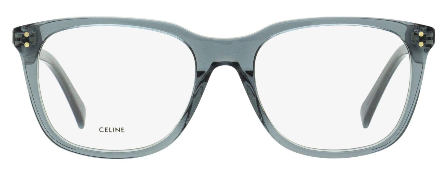 Celine Soft Rectangular Eyeglasses CL50082I 090 Transparent Gray 55mm