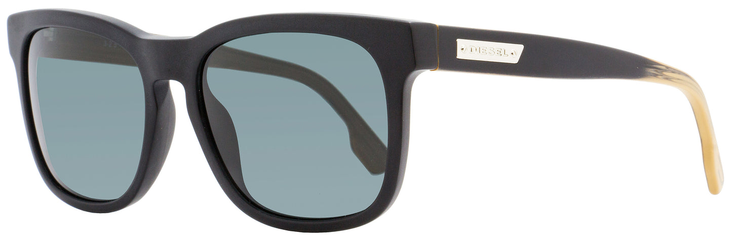 Diesel Rectangular Sunglasses DL0151 02N Matte Black 55mm 151