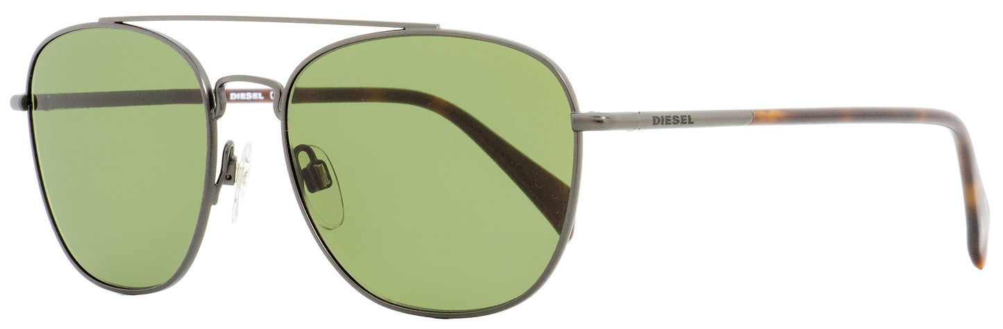 Diesel Oval Sunglasses DL0194 09N Gunmetal/Havana 54mm 194
