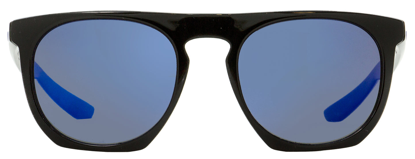 Nike Oval Sunglasses Flatspot EV1045 004 Shiny Black 52mm