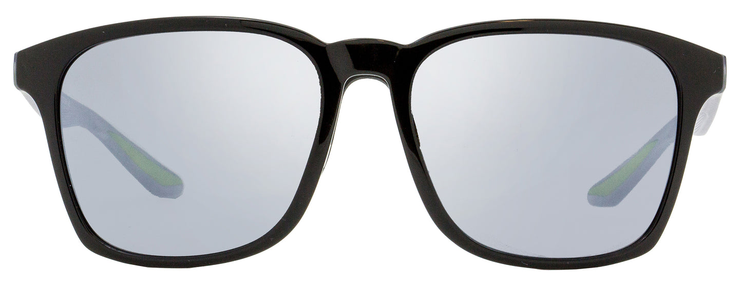 Nike Square Sunglasses Flare AF EV1179 070 Shiny Black/Frosted 58mm