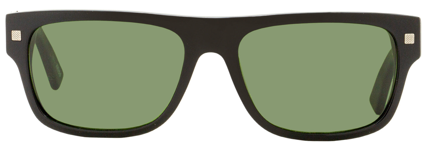 Zegna Rectangular Sunglasses EZ0088 01N Black 56mm 88