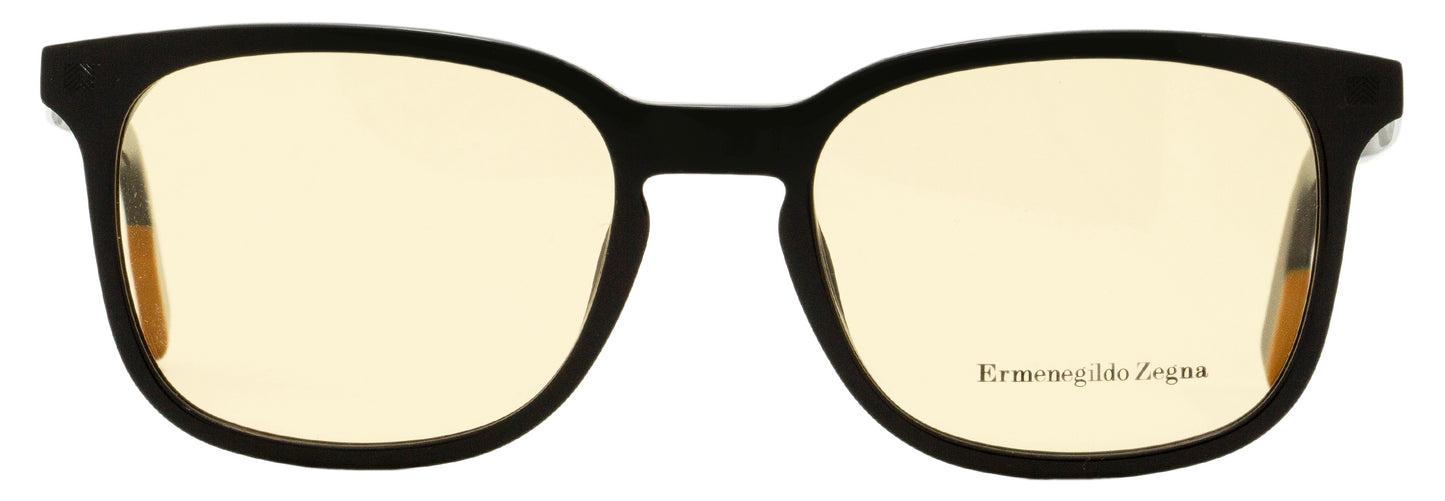 Zegna Rectangular Eyeglasses EZ5143 001 Black/Gunmetal 53mm 5143