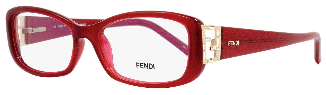 Fendi Rectangular Eyeglasses F976R 604 Size: 52mm Red 976