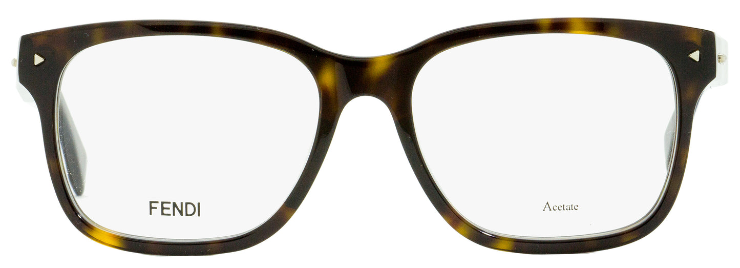 Fendi Rectangular Eyeglasses FF0218 086 Dark Havana 55mm 218