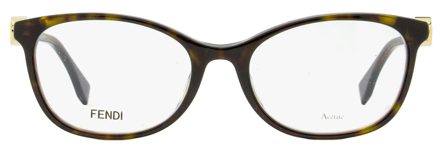 Fendi Alternative Fit Eyeglasses FF0337F 086 Dark Havana 53mm 337
