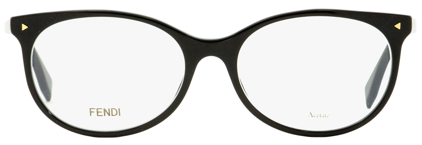 Fendi Oval Eyeglasses FF0388 807 Black 53mm 388