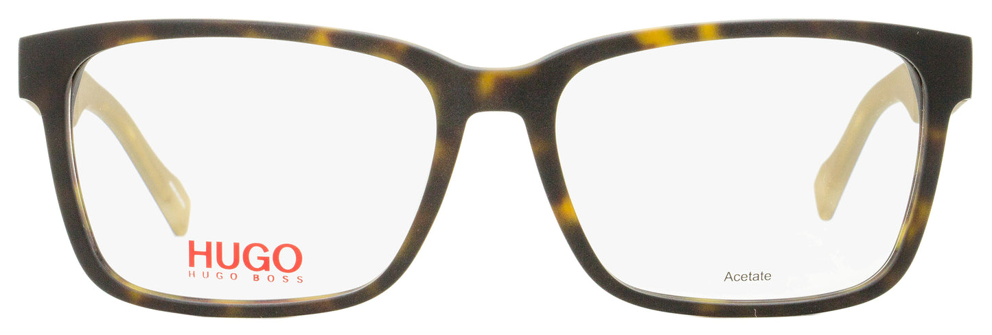 Hugo by Hugo Boss Rectangular Eyeglasses HG 0182 N9P Matte Havana/Sand 55mm