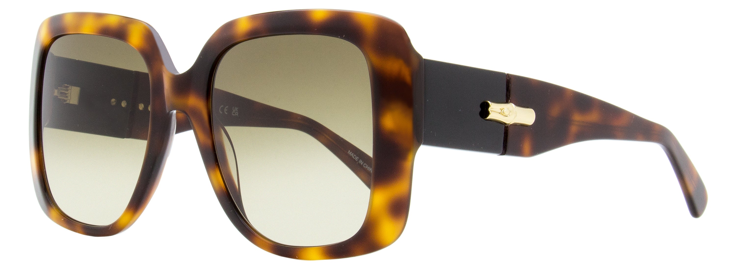 Longchamp Havana Square Sunglasses LO713S NWOT Longchamp LO717S Square Sunglasses | Fashion Eyewear US main image 3