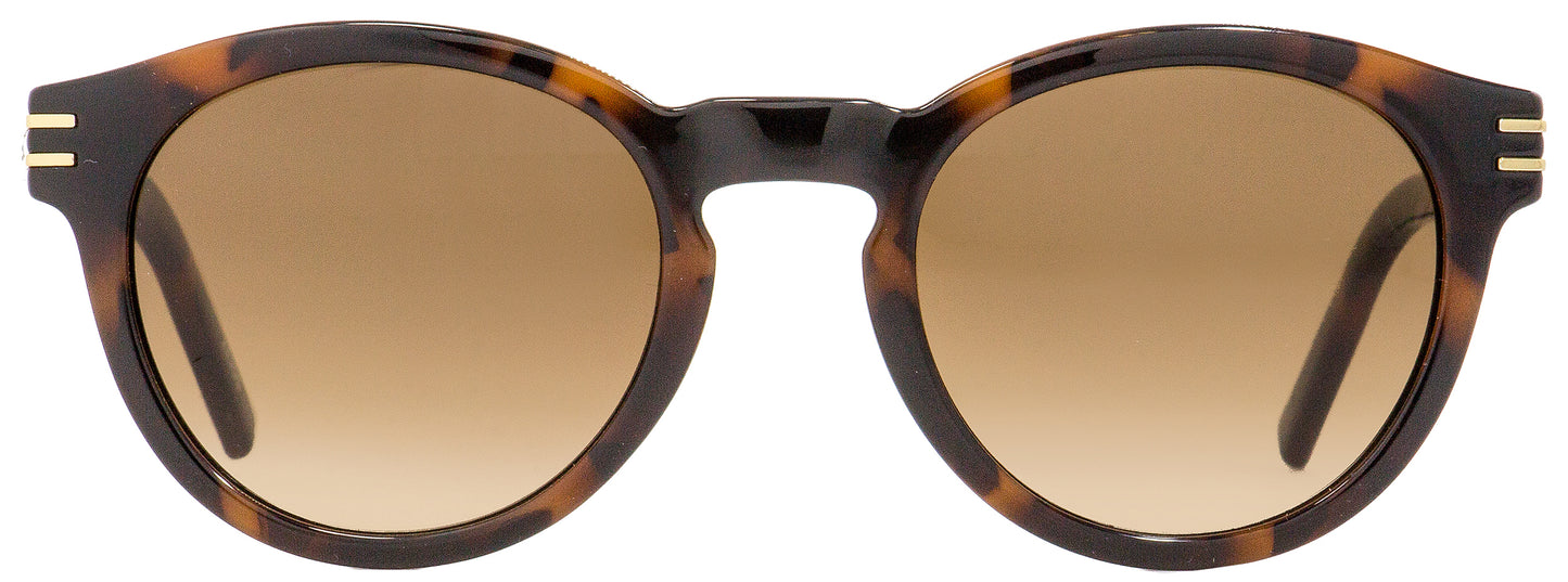 Montblanc Oval Sunglasses MB642S 52F Dark Havana 51mm 642