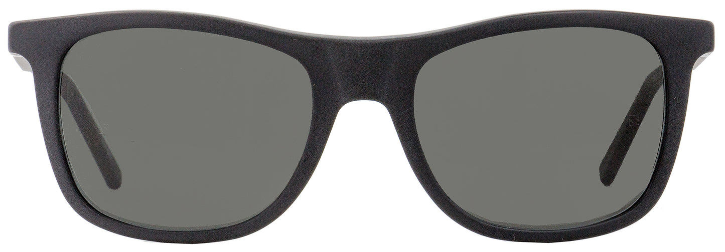 Montblanc Rectangular Sunglasses MB647S 02A Matte Black 54mm 647