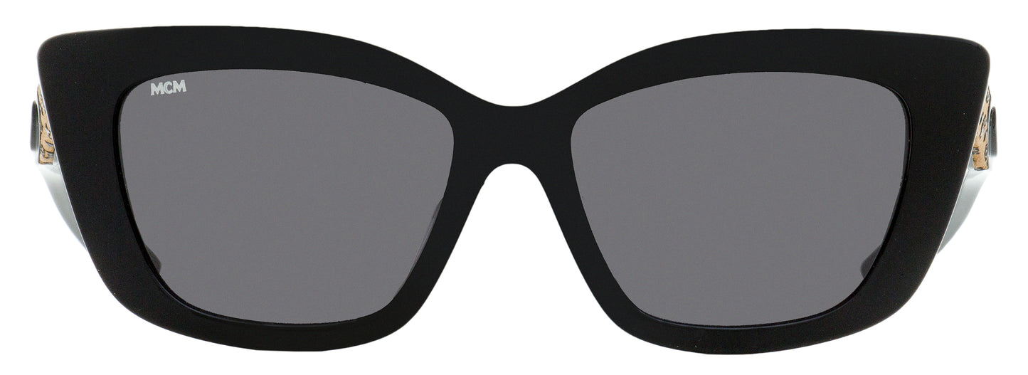 MCM Cat Eye Sunglasses MCM704SL 003 Black/Cognac Visetos 52mm