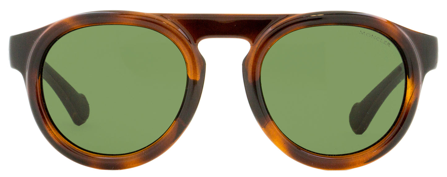 Moncler Oval Sunglasses ML0088 52N Havana 51mm 0088