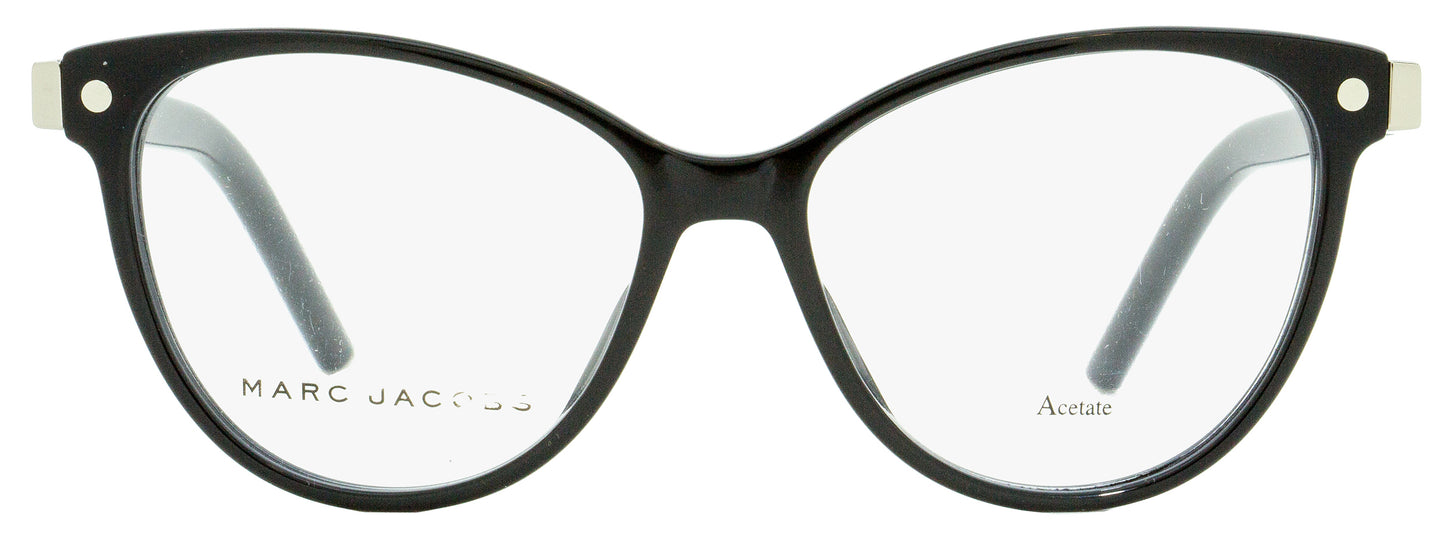 Marc Jacobs Oval Eyeglasses Marc 20 807 Black/Palladium 51mm