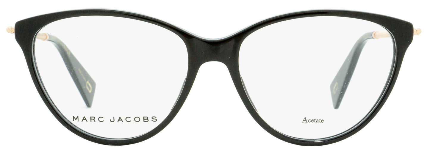 Marc Jacobs Cateye Eyeglasses Marc 259 807 Black/Gold 54mm
