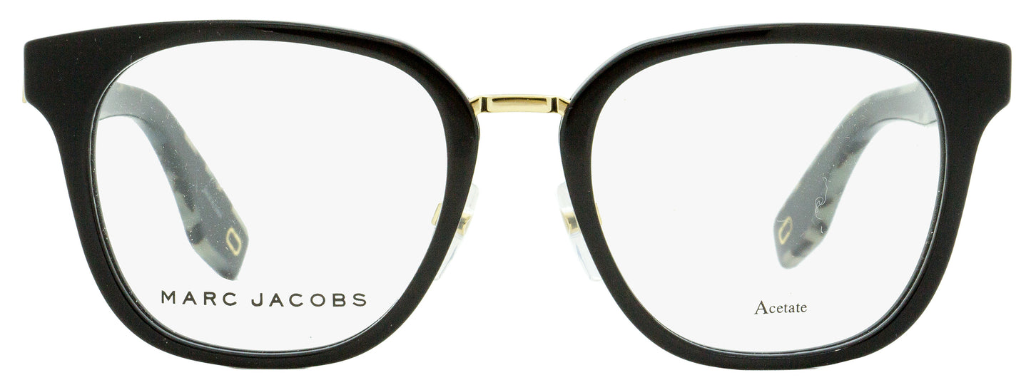 Marc Jacobs Square Eyeglasses Marc 277 807 Black/Gray Havana 51mm