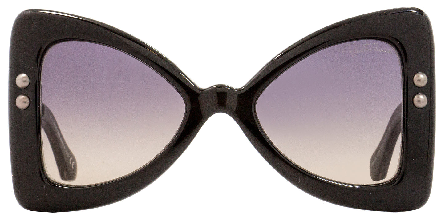 Roberto Cavalli Butterfly Sunglasses RC1055 Fiesole 20B Black/Gray 50mm 1055