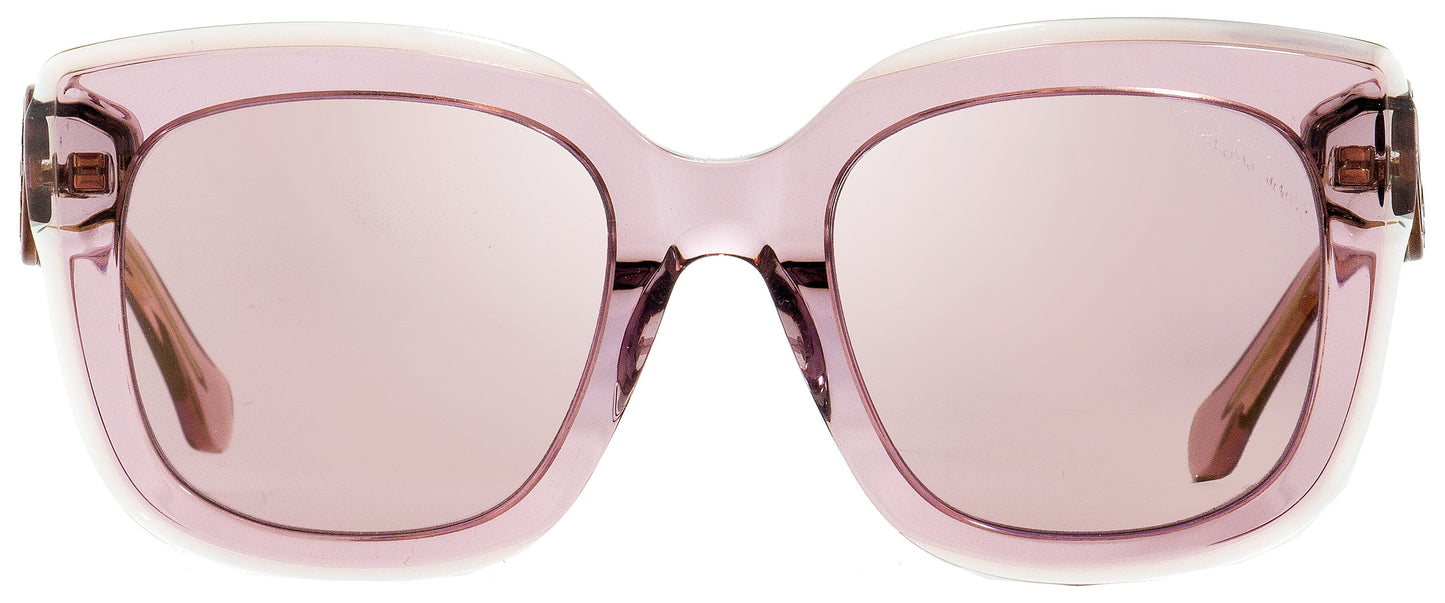 Roberto Cavalli Square Sunglasses RC1069 Grosseto 72U Transparent Pink 51mm 1069