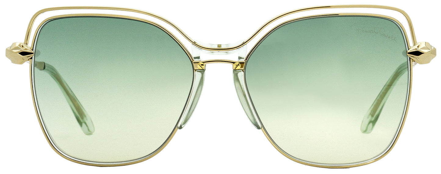 Roberto Cavalli Square Sunglasses RC1083 Montale 32Q Gold/Green 58mm 1083