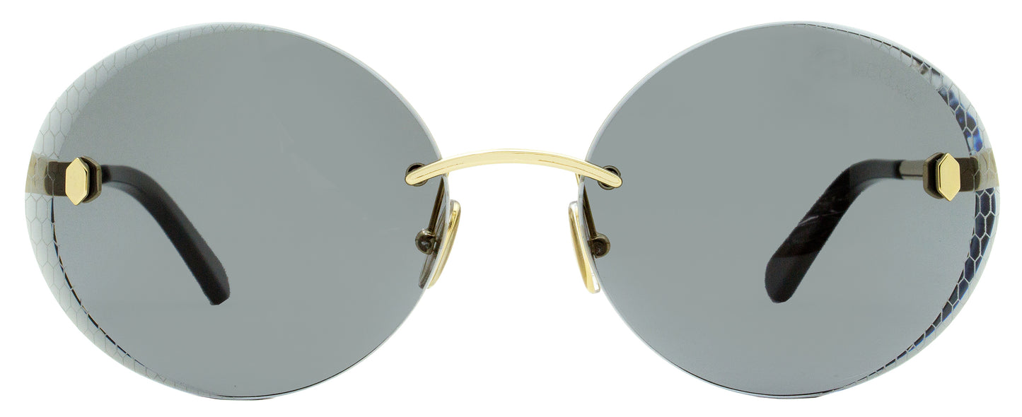 Roberto Cavalli Rimless Sunglasses RC1132 32A Gold/Black 62mm 1132