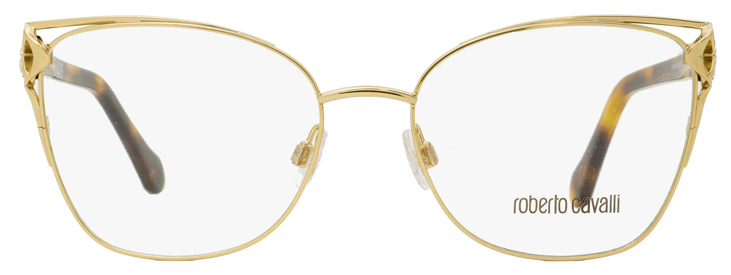 Roberto Cavalli Butterfly Eyeglasses RC5062 Londra 031 Gold/Havana 53mm 5062