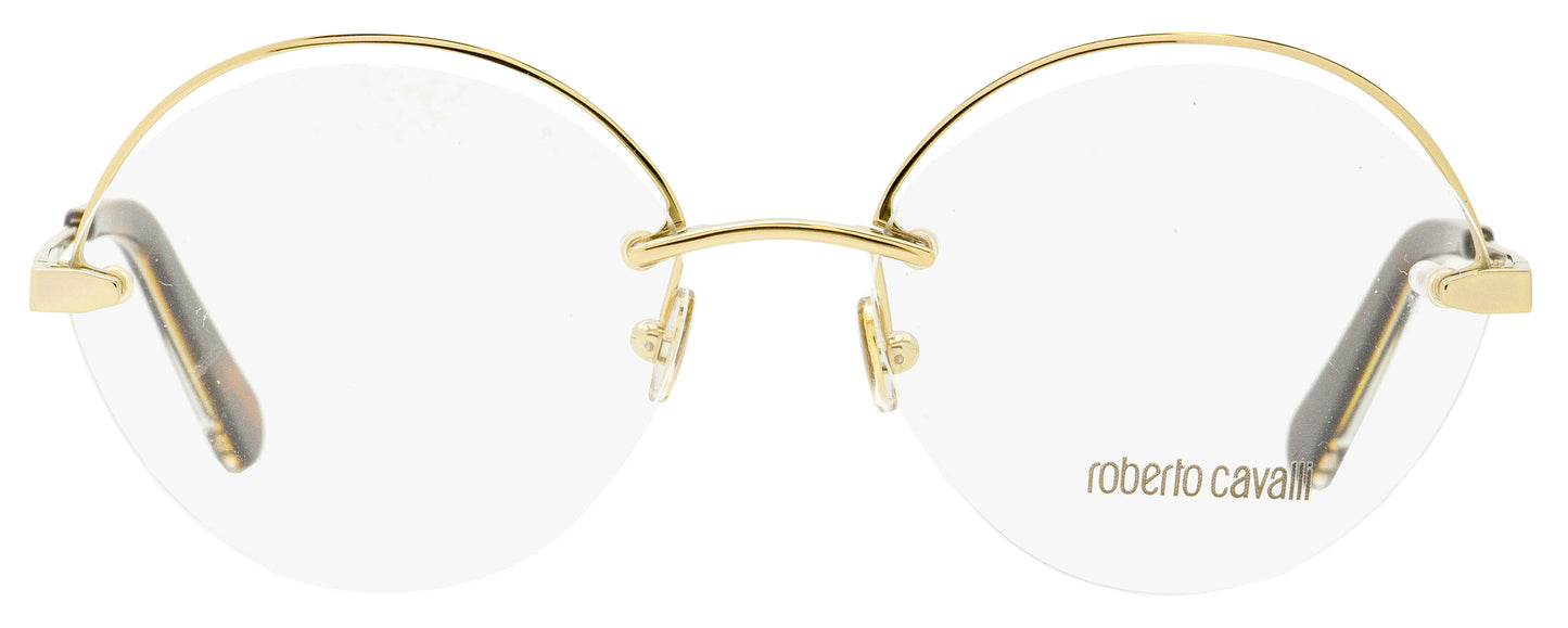 Roberto Cavalli Oval Eyeglasses RC5097 032 Gold/Dark Havana 56mm 5097