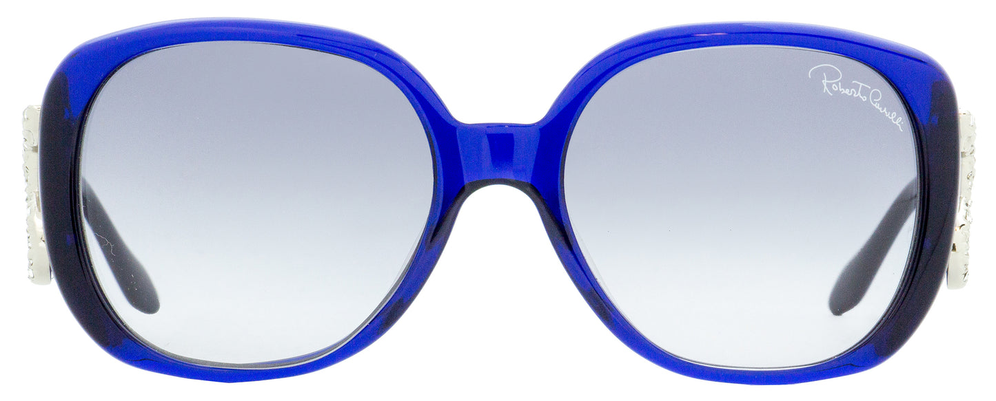 Roberto Cavalli Rectangular Sunglasses RC925S-A Nunki 92B Blue/Palladium 56mm 925