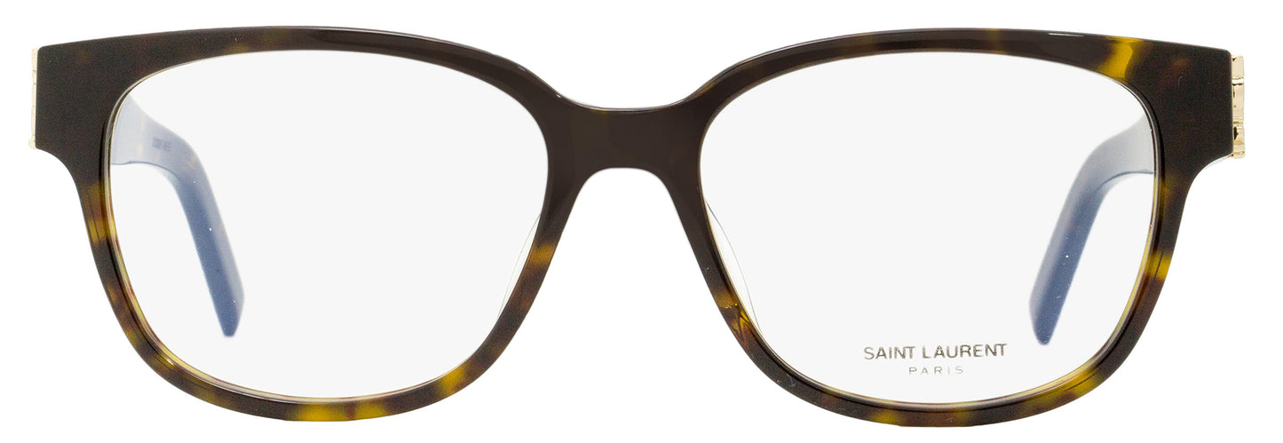Saint Laurent Monogram Eyeglasses SL M33F 004 Dark Havana 54mm M33