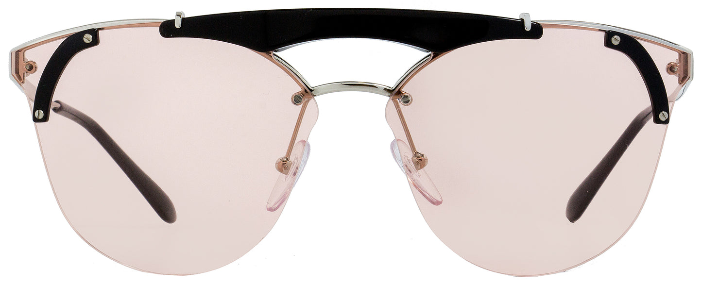 Prada Butterfly Sunglasses SPR53U 1AB-4Q0 Black/Palladium 42mm PR53US