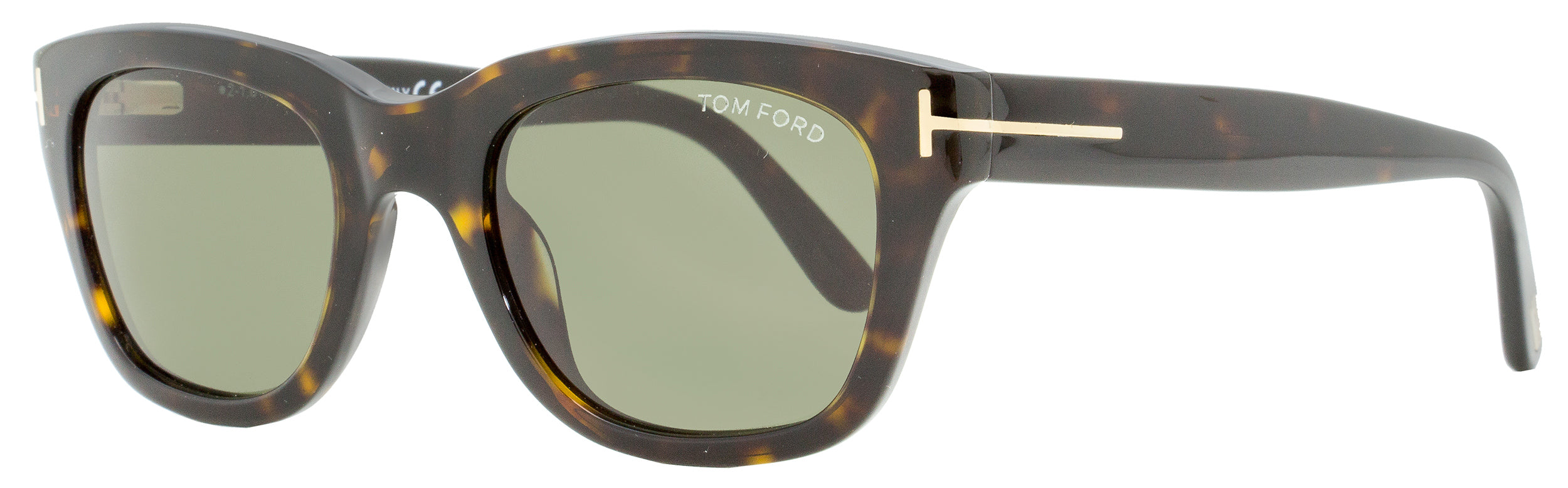 Tom Ford Rectangular Sunglasses TF237 Snowdon 52N Dark Havana 52mm FT0