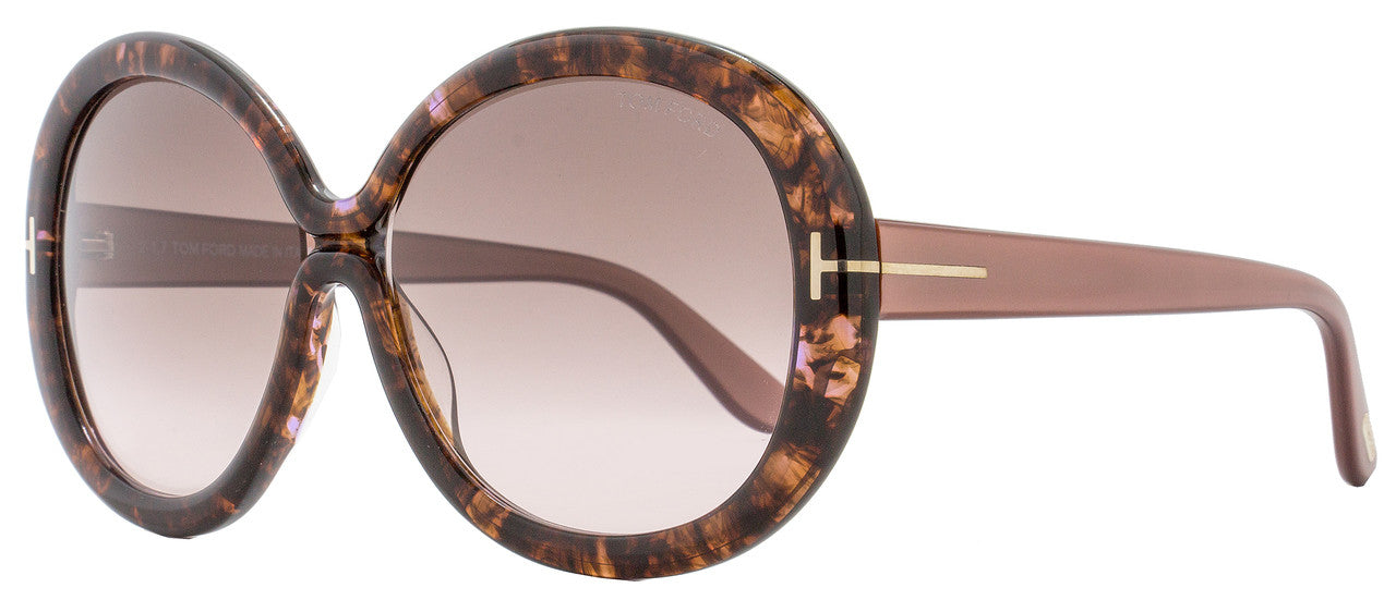 Tom Ford Gisella Sunglasses Tom Ford Gisella TF388 Sunglasses Black Butterfly Gradient  main image 4