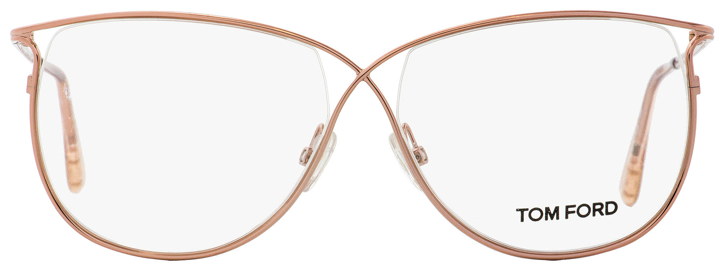 Tom Ford Butterfly Eyeglasses TF5145 072 Rose/Peach 54mm FT5145
