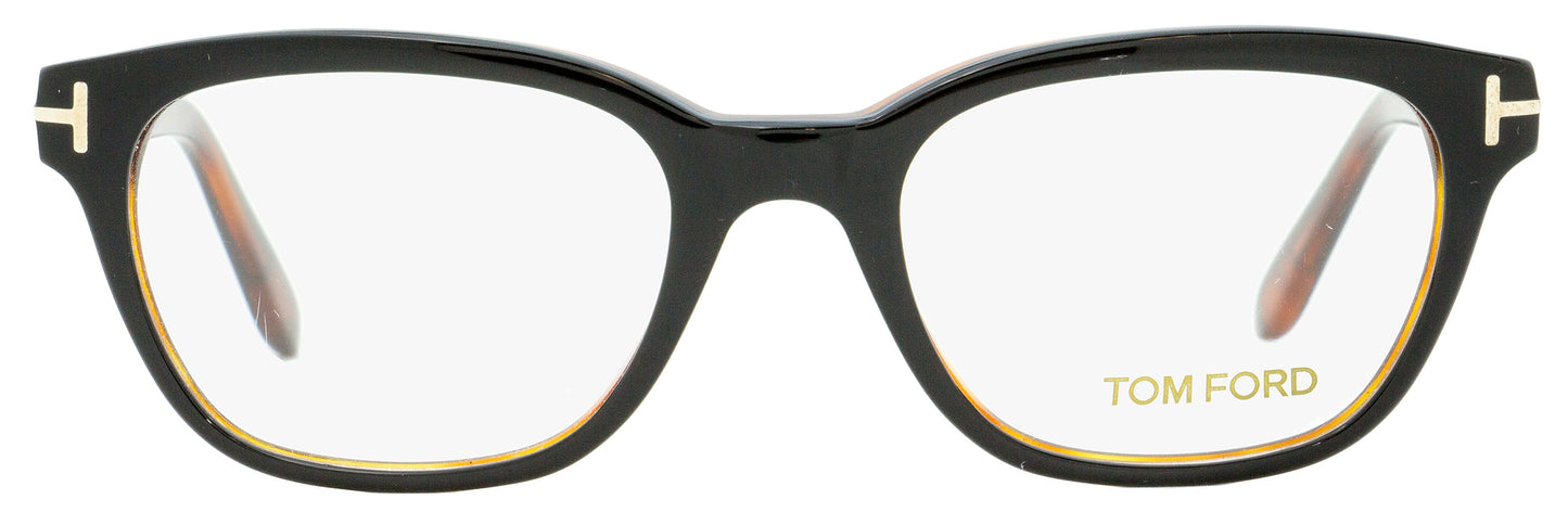 Tom Ford Rectangular Eyeglasses TF5207 005 Black/Havana 49mm FT5207