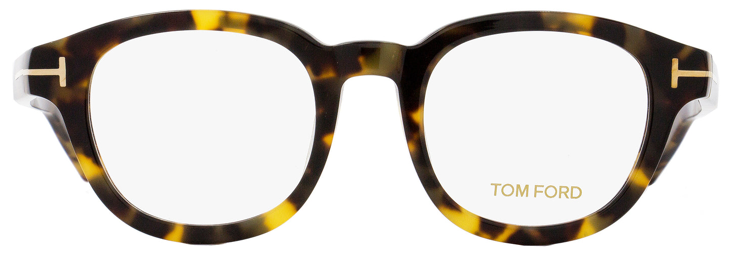 Tom Ford Round Eyeglasses TF5429F 055 Size: 48mm Tortoise/Gold FT5429