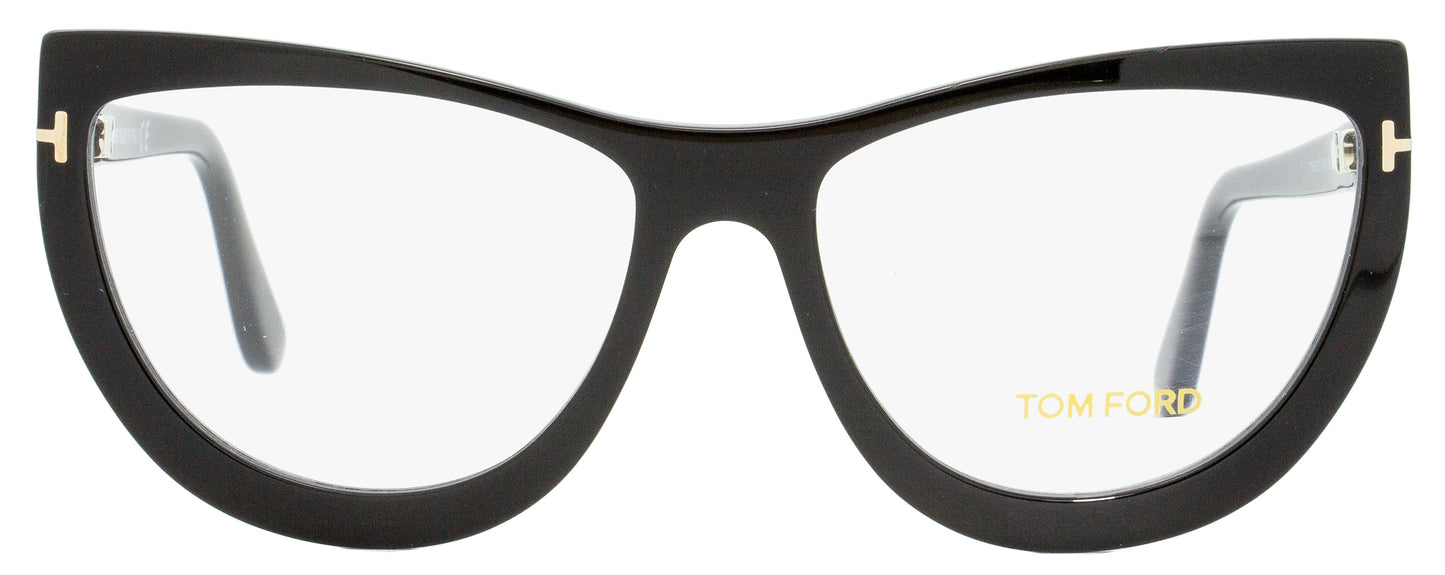 Tom Ford Oval Eyeglasses TF5519 001 Black 55mm FT5519