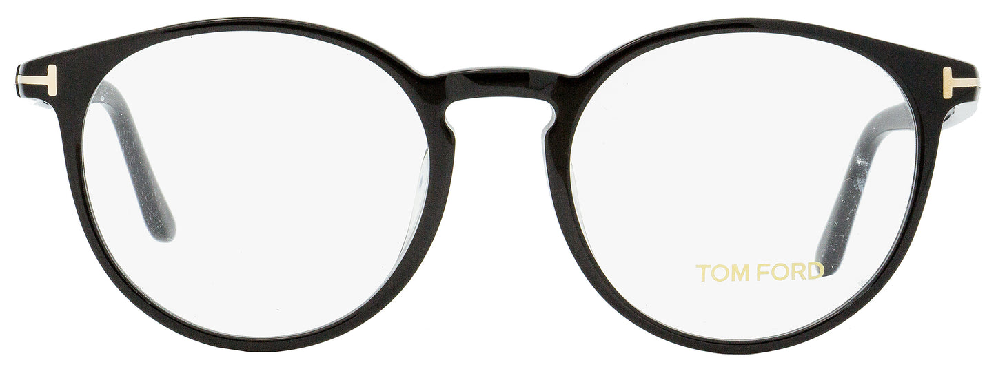 Tom Ford Alternative Fit Eyeglasses TF5524F 001 Shiny Black 52mm FT5524