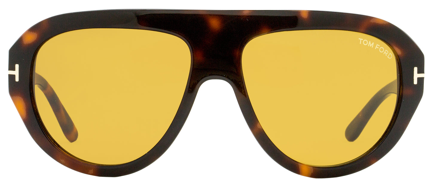 Tom Ford Oval Sunglasses TF589 Felix-02 56E Havana 59mm FT0589