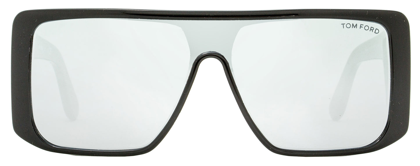 Tom Ford Shield Sunglasses TF710 Atticus 01C Shiny Black 0mm FT0710