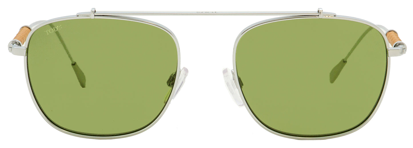 Tod's Titanium Sunglasses TO0199 18N Rhodium/Brown 53mm 199