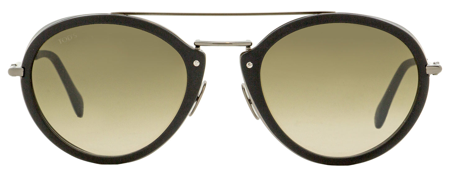 Tod's Pilot Sunglasses TO0220 02A Matte Black/Gunmetal 52mm 220