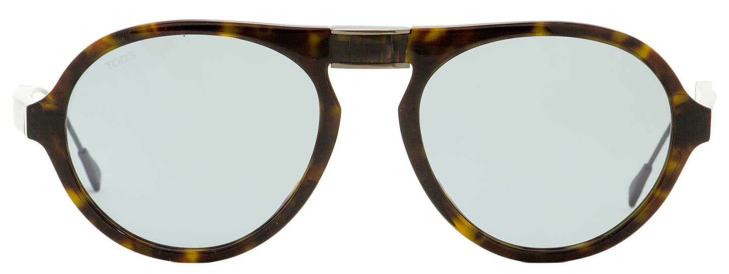 Tod's Folding Sunglasses TO0221 52C Havana/Gunmetal 52mm 221