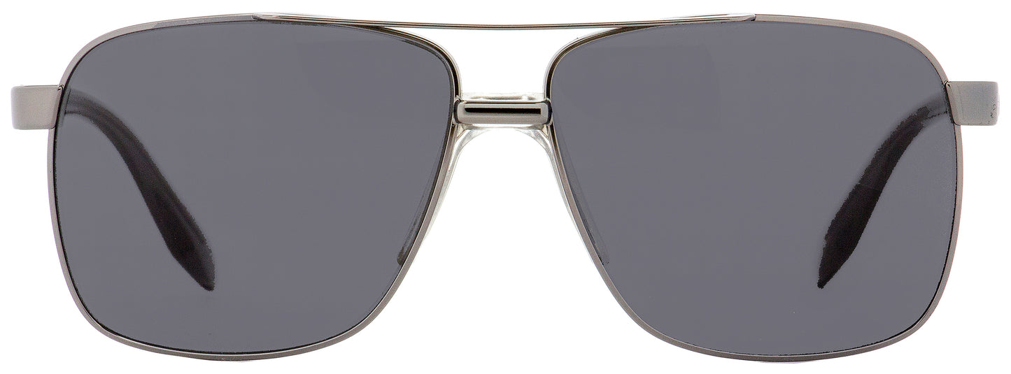 Versace Rectangular Sunglasses VE2174 1001-87 Gunmetal/Clear 59mm 2174
