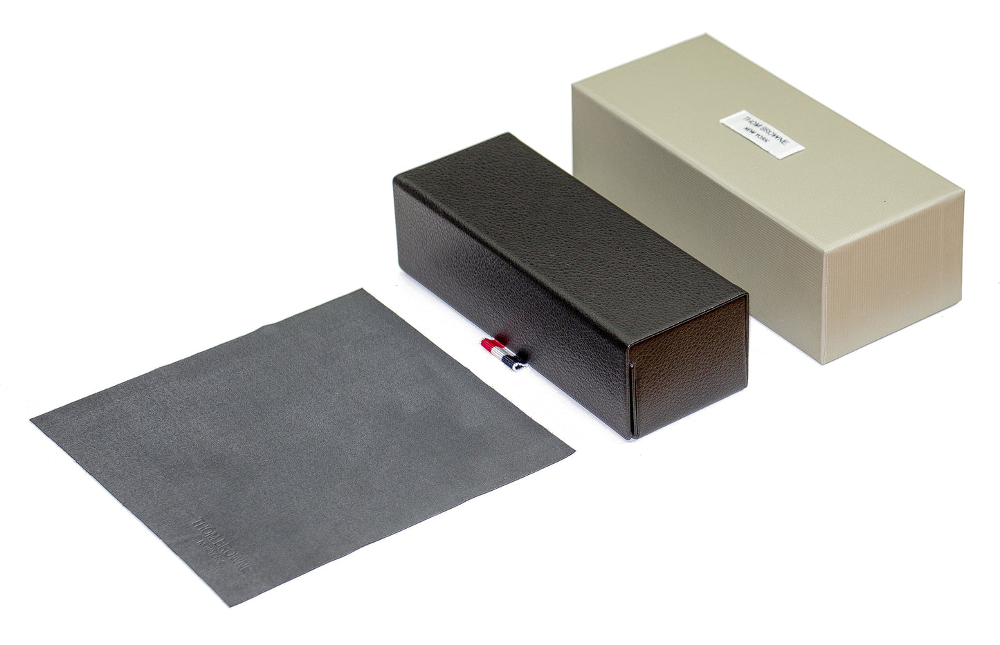 Thom Browne Oval Sunglasses TB109 CTGLDNVY Gold/Black 53mm