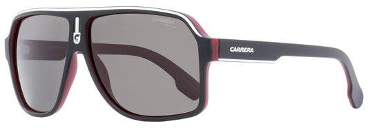 Carrera Navigator Sunglasses 1001/S BLXM9 Black/Red Polarized 62mm