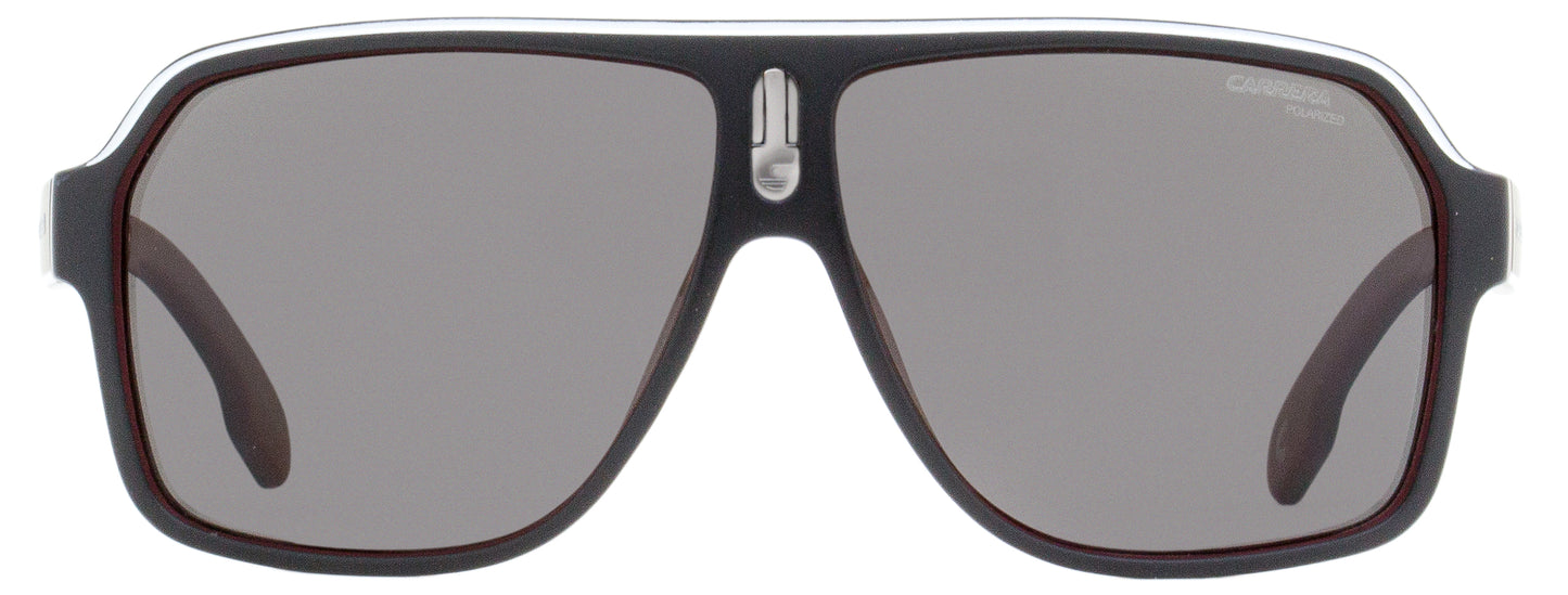 Carrera Navigator Sunglasses 1001/S BLXM9 Black/Red Polarized 62mm