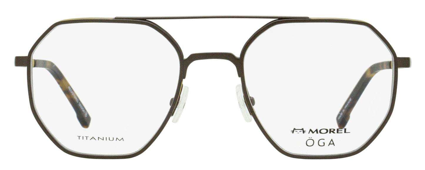 Morel Oga Skiva Eyeglasses 10164O MD09 Dark Bronze/Brown 51mm