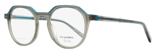 Morel Oga Kolor Eyeglasses 10174O GB03 Transparent Gray/Blue 50mm
