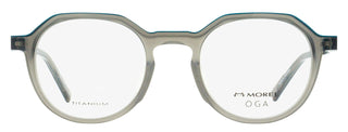 Morel Oga Kolor Eyeglasses 10174O GB03 Transparent Gray/Blue 50mm