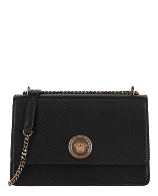 Versace La Medusa Shoulder Bag 1020716-A15728-1B00V Black Gold